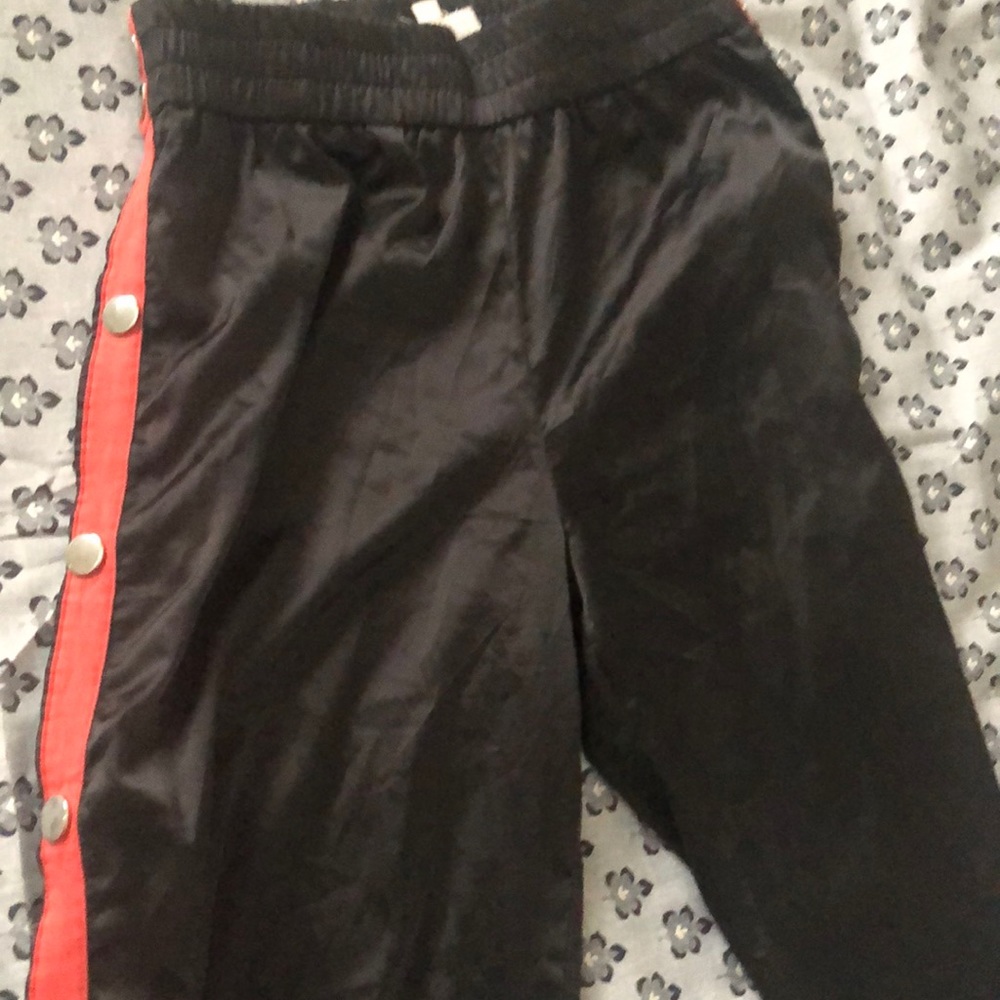 Button flare pants
